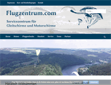 Tablet Screenshot of flugzentrum.com